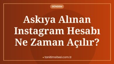 Askıya Alınan Instagram Hesabı Ne Zaman Açılır?