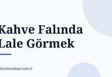 Kahve Falında Lale Görmek