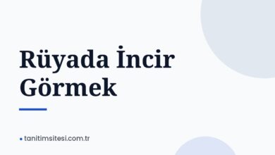 Rüyada İncir Görmek